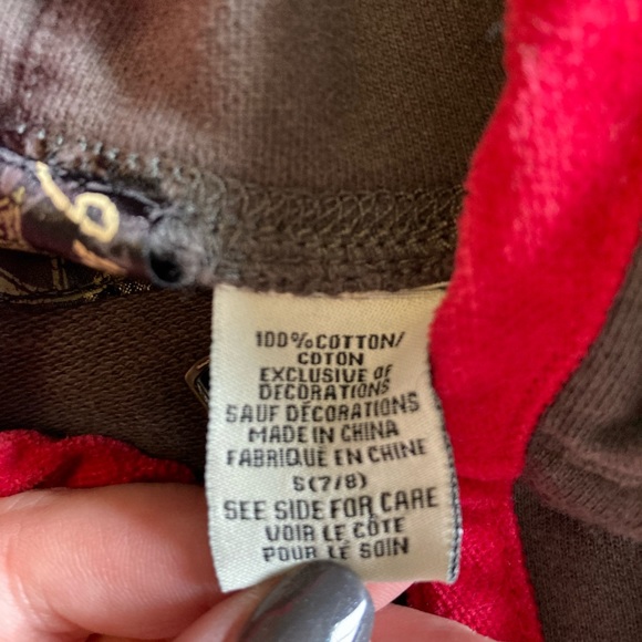 Girls guess jeans zip up rose sweatshirt - Picture 6 of 8